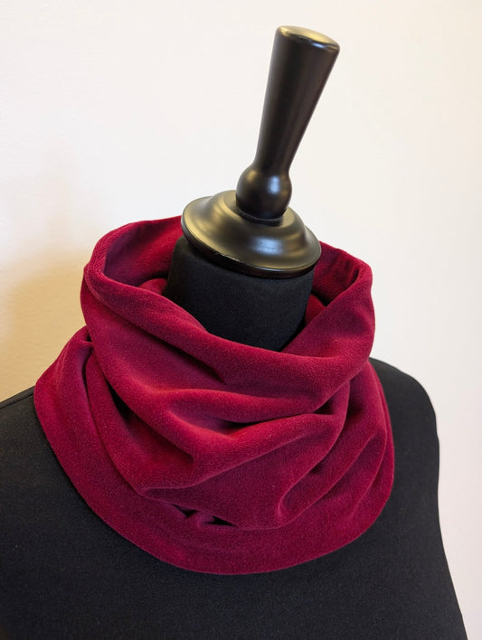 Tubsjal Velour Vinröd - Rino Design Sthlm