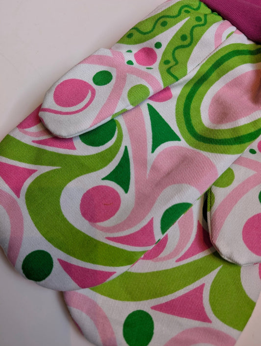 Vantar Retro Vit/rosa/grön - Rino Design Sthlm