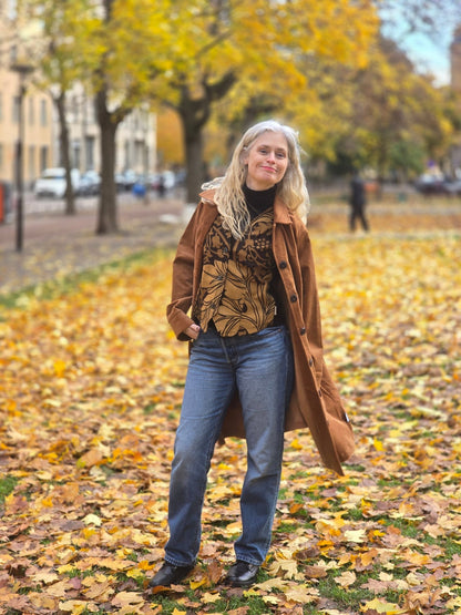 Väst Brun Retrotyg - Rino Design Sthlm