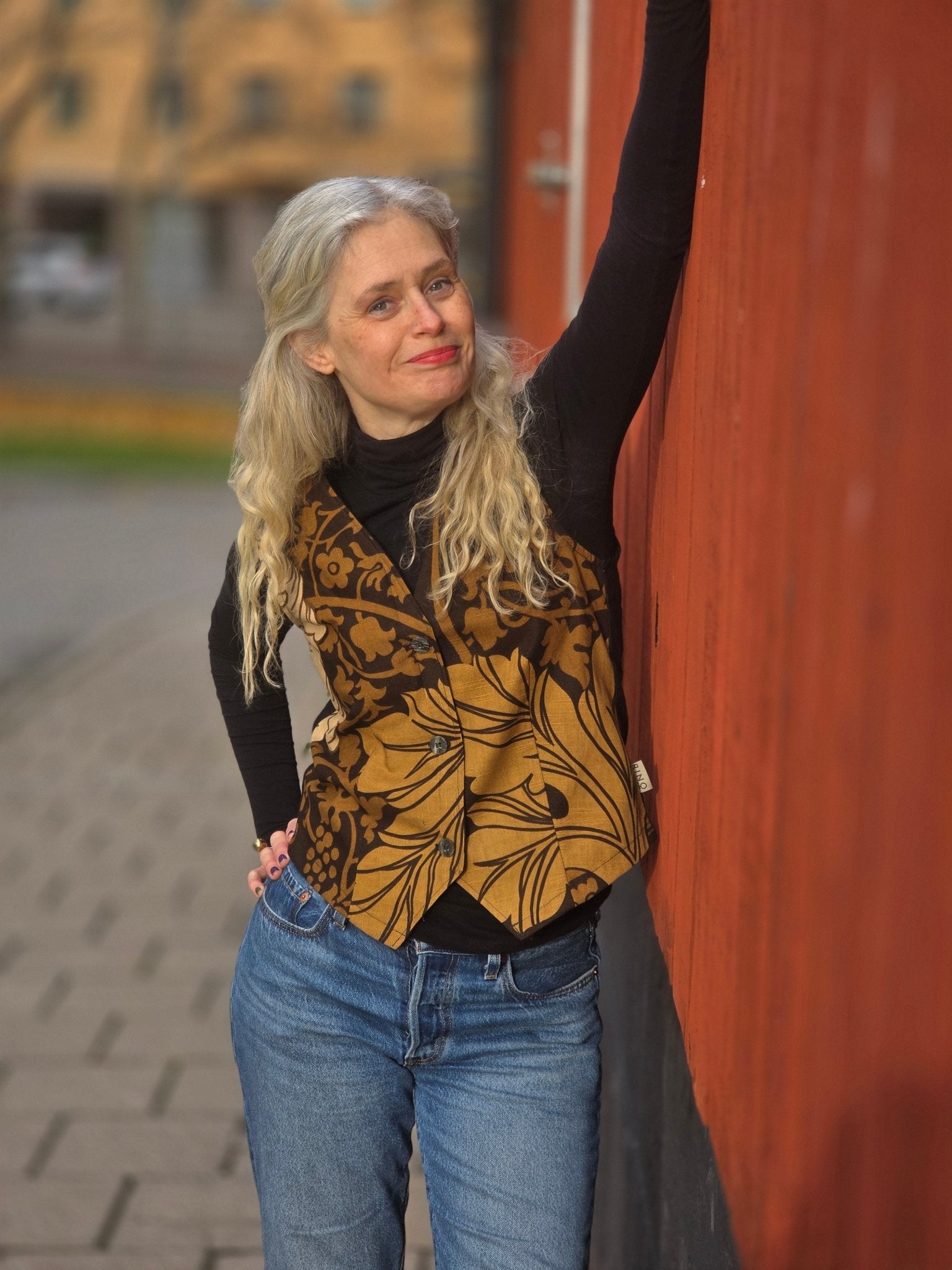 Väst Brun Retrotyg - Rino Design Sthlm