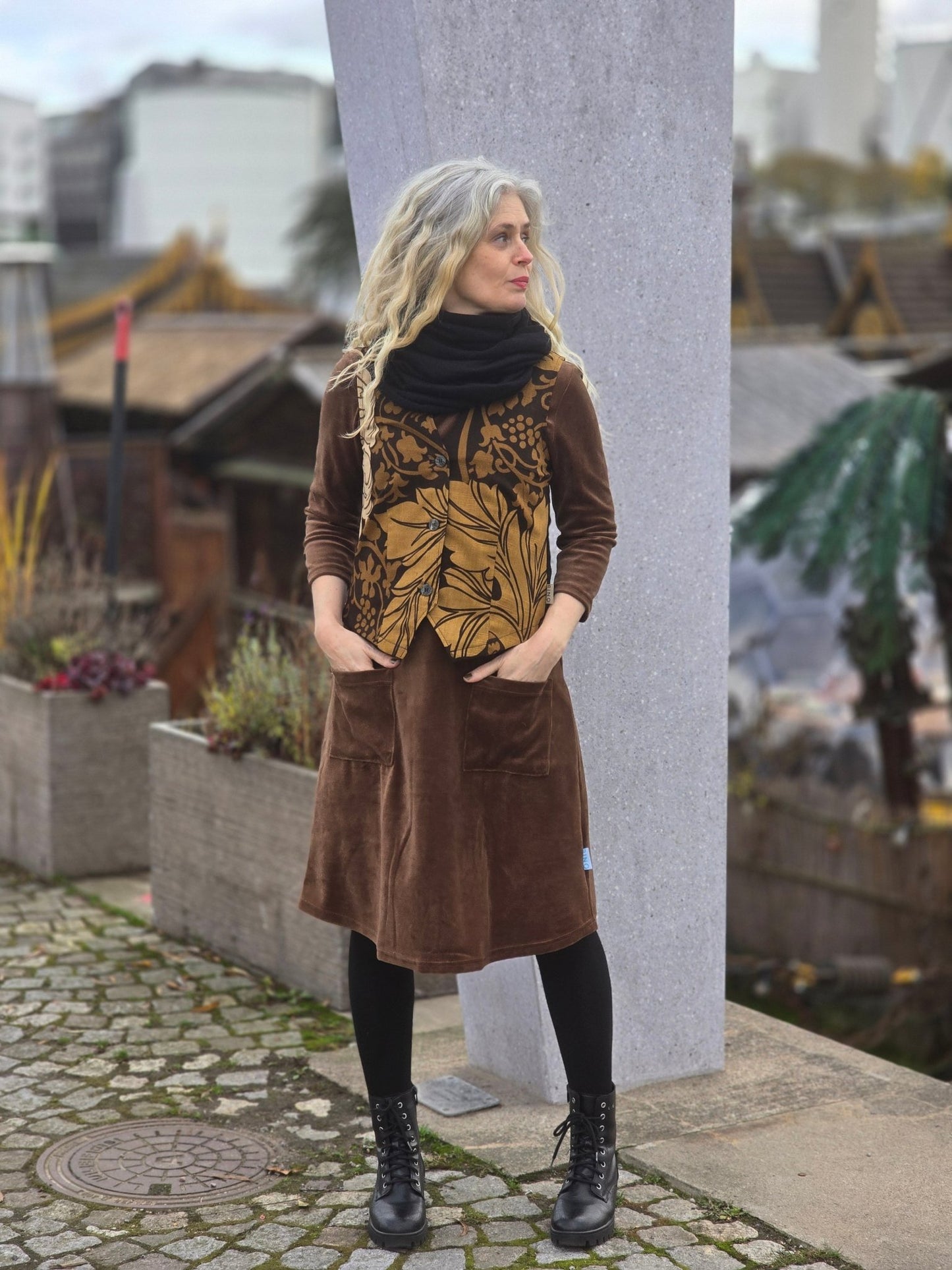 Väst Brun Retrotyg - Rino Design Sthlm