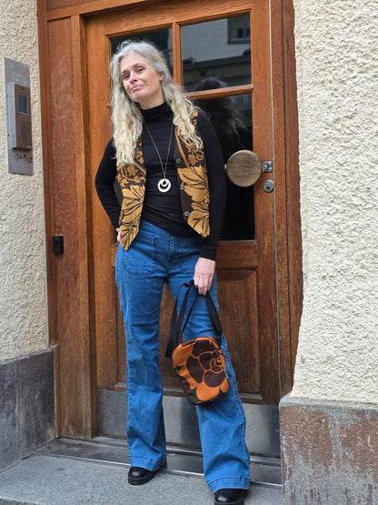 Väst Brun Retrotyg - Rino Design Sthlm