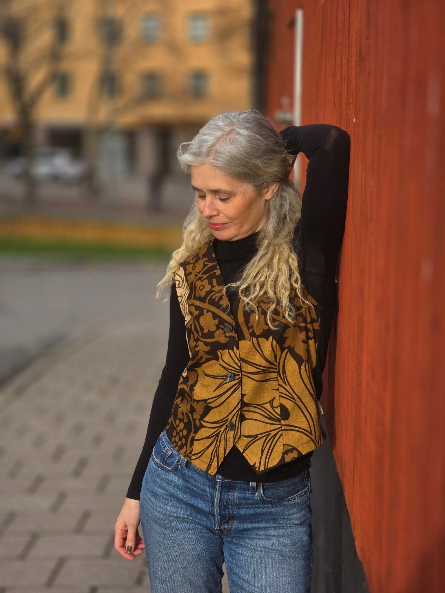 Väst Brun Retrotyg - Rino Design Sthlm