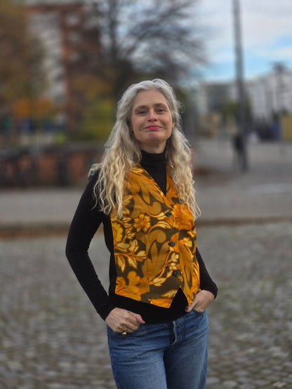 Väst Gul Retrotyg - Rino Design Sthlm