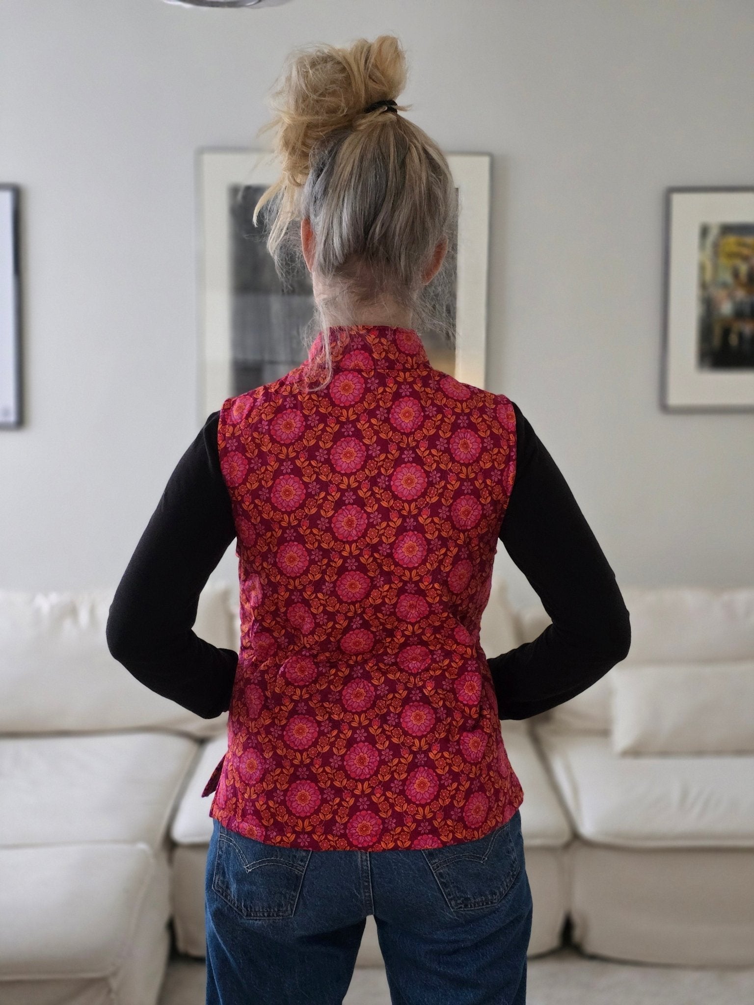 Väst Orangea blad - Rino Design Sthlm