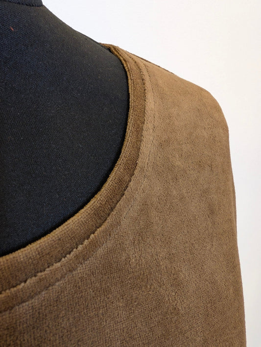 Velourklänning Kamomill Brun - Rino Design Sthlm