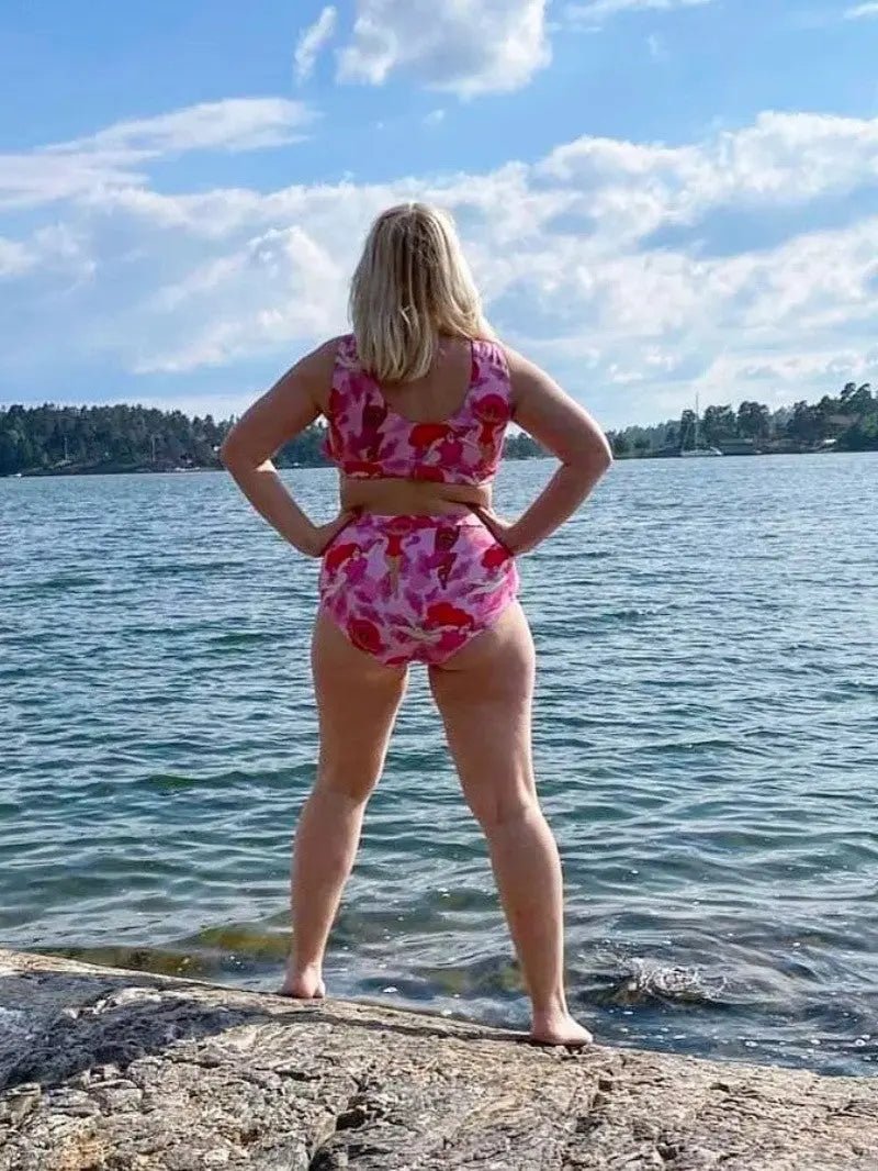 Bikinitopp Kvinnor som vågar Rosa - Rino Design Sthlm