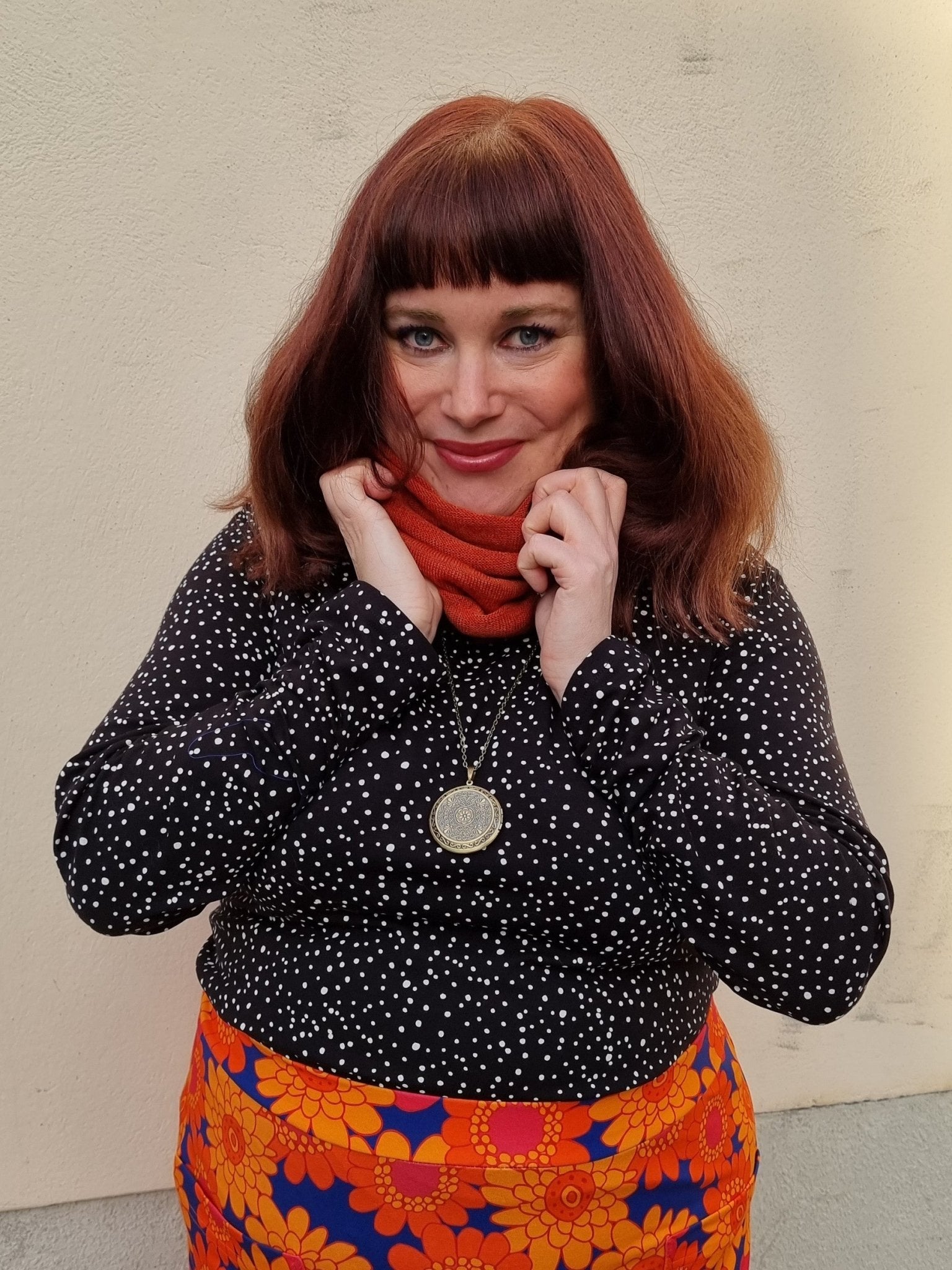 Långärmad tröja Prickig - Rino Design Sthlm