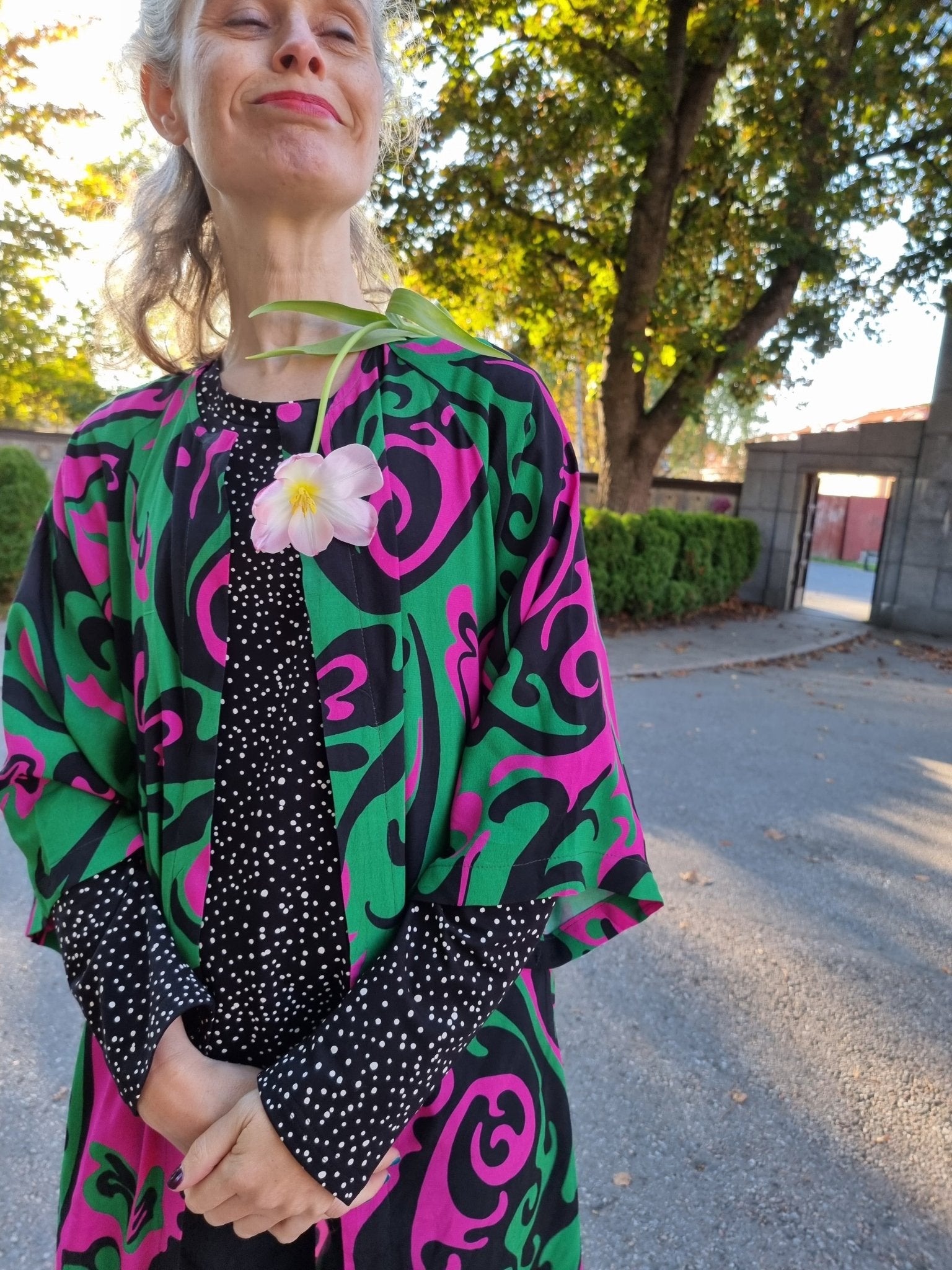 Långärmad tröja Prickig - Rino Design Sthlm