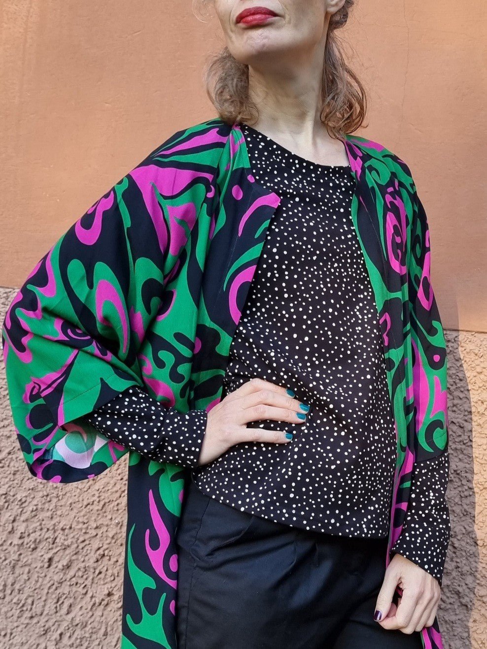 Långärmad tröja Prickig - Rino Design Sthlm