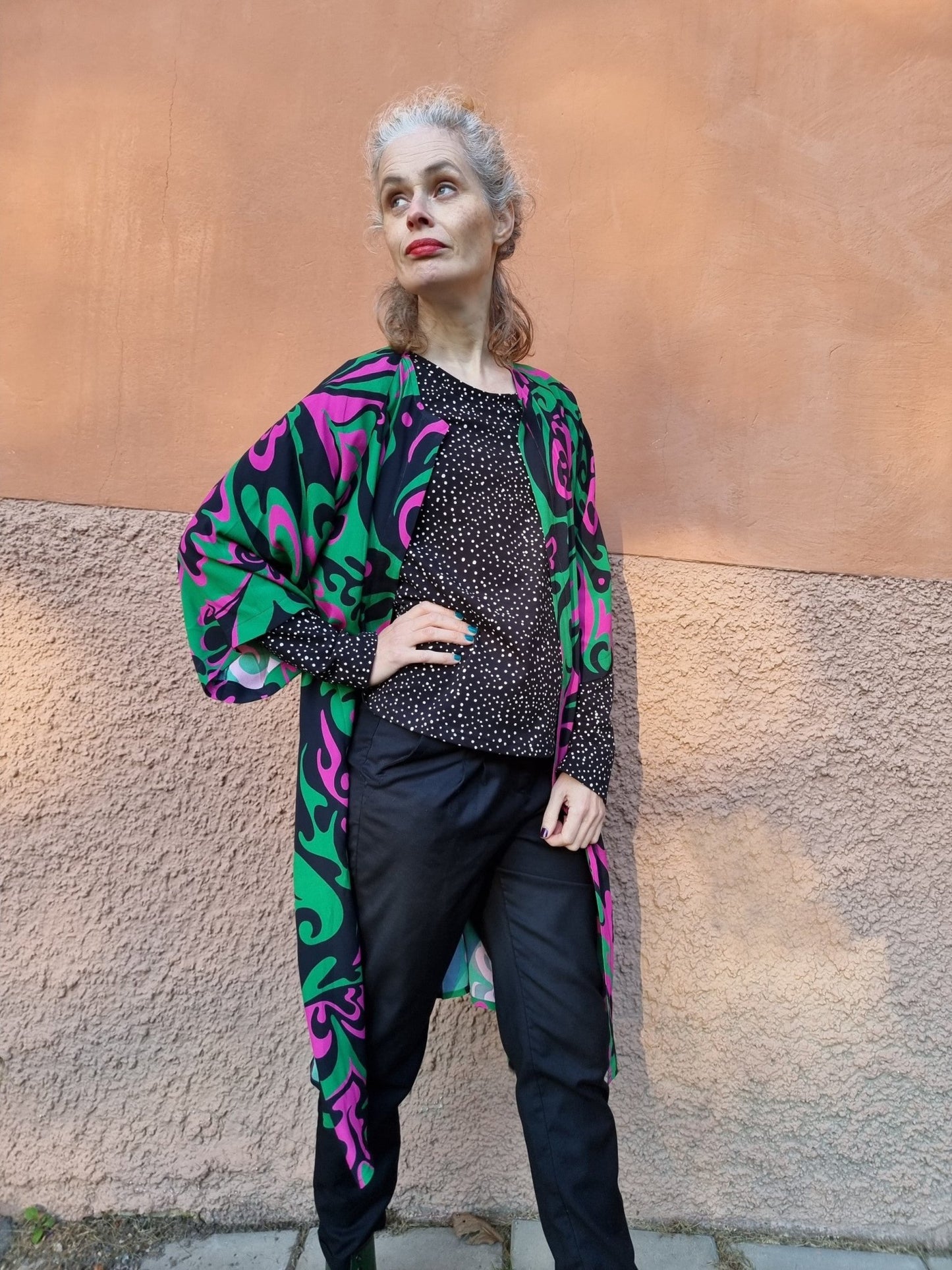 Långärmad tröja Prickig - Rino Design Sthlm