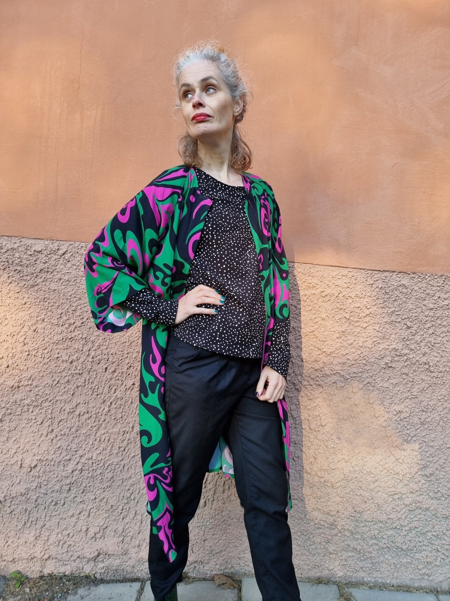 Långärmad tröja Prickig - Rino Design Sthlm